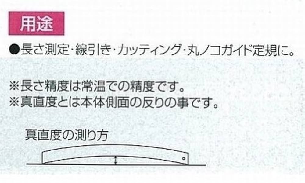 タグ付き未使用新品 シンワ測定 アルミカッター定規 カット師60cm 併用目盛 取手付